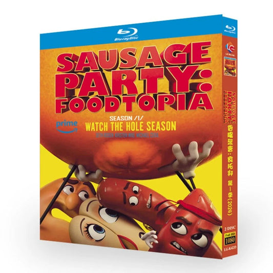 日本語吹替アニメ「ソーセージ・パーティー ～理想郷 フードトピア～」 DVD ブルーレイ ワールドTVブルーレイ専門店