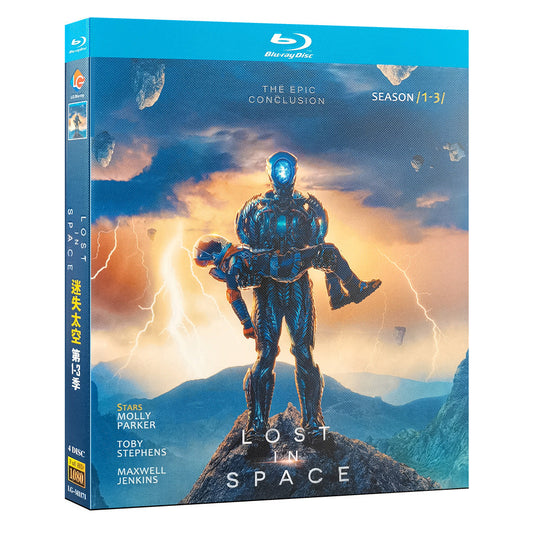 海外ドラマ「ロスト・イン・スペース」ブルーレイ Blu-ray 日本語吹替えあり　シーズン1+2+3 トビー・スティーヴンス 全話 海外盤 ワールドTV