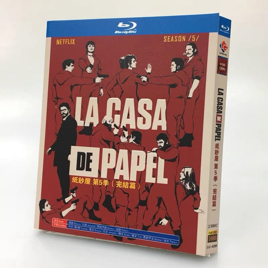 海外ドラマ「ペーパー・ハウス5」 Blu-ray ブルーレイ　日本語字幕あり　ウルスラ・コルベロ、高画質 全話 海外盤 ワールドTV