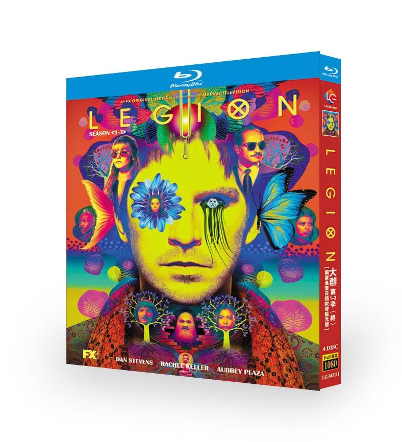 日本語吹替あり海外ドラマ「レギオン」シーズン1+2+3 Blu-ray BOX 高画質 海外正規品 ワールドTVブルーレイ専門店