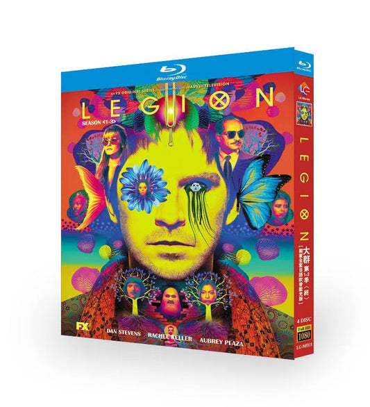 日本語吹替あり海外ドラマ「レギオン」シーズン1+2+3 Blu-ray BOX 高画質 海外正規品 ワールドTVブルーレイ専門店