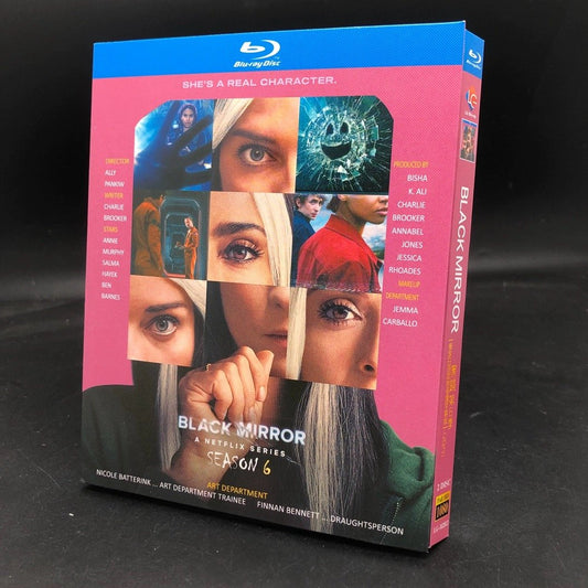日本語吹替えあり海外ドラマ「ブラック・ミラー」ブルーレイ Blu-ray シーズン6 ジェシー・プレモンス、クリスティン・ミリオティ、ジミ・シンプソン、高画質 全話 海外盤 ワールドTV