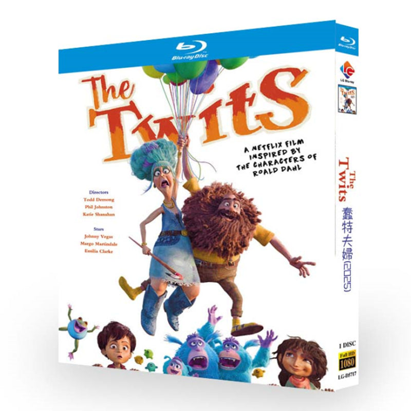 日本語吹替ありアニメ『The Twits -アッホ夫婦』 ブルーレイ Blu-ray-BOX