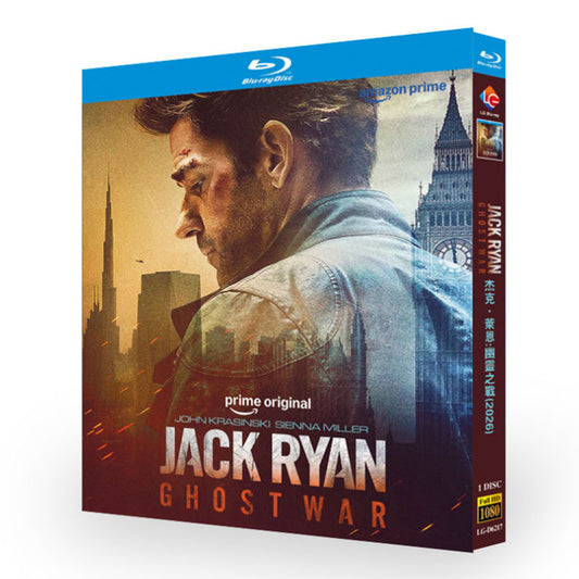 日本語吹替 トム・クランシー／ＣＩＡ分析官 ジャック・ライアン　灰色の正義 DVD ブルーレイ Blu-ray BOX