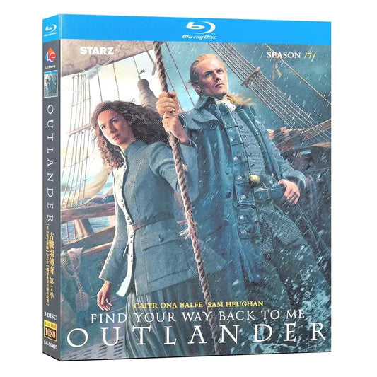 海外ドラマ「アウトランダー」シーズン7　ブルーレイ　 Blu-ray 日本語吹替え カトリーナ・バルフ／サム・ヒューアン、高画全話 海外盤 ワールドTV