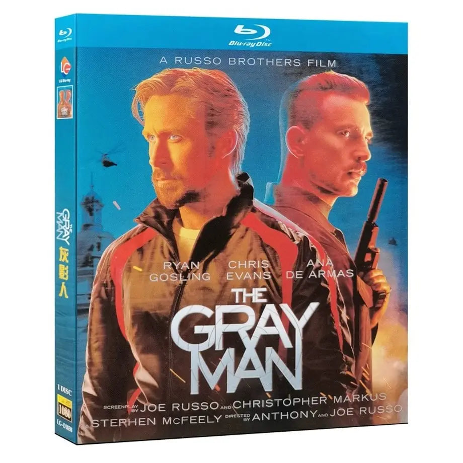 日本語吹替あり洋画「グレイマン」ブルーレイ Blu-ray ライアン・ゴズリング、クリス・エヴァンス 海外盤 ワールドTV