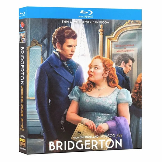 海外ドラマ『ブリジャートン家3』シリーズ3 ブルーレイ Blu-ray 日本語吹き替え ニコラ・コフラン 、ルーク・ニュートン 全話 ワールドTV