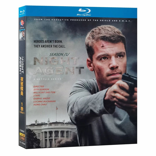 海外ドラマ「ナイト・エージェント」 Blu-ray ブルーレイ ガブリエル・バッソ、ルシアン・ブキャナン、ホン・チャウ、日本語字幕あり　高画質 全話 海外盤 ワールドTV