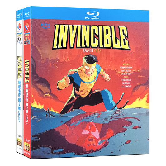 日本語吹替ありアニメ「インビンシブル ～無敵のヒーロー～ シーズン3」Blu-ray BOX 高画質 海外正規品 ワールドTVブルーレイ専門店