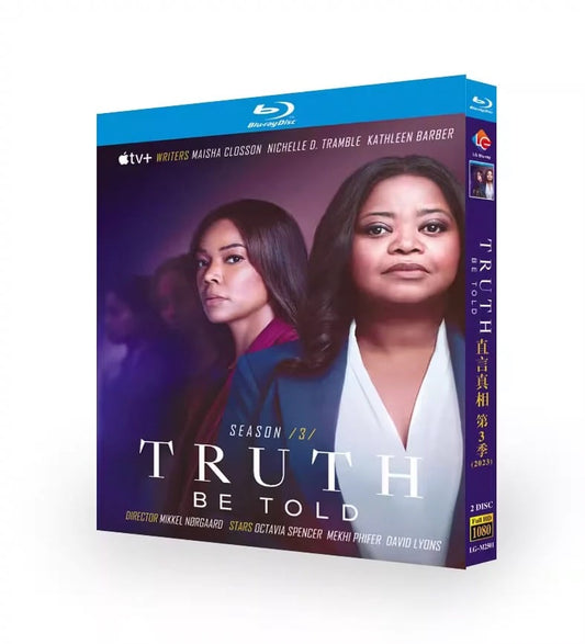 海外ドラマ「真相 − Truth Be Told」 シーズン3 Blu-ray ブルーレイ　日本語字幕あり オクタヴィア・スペンサー、高画質 全話 海外盤 ワールドTV