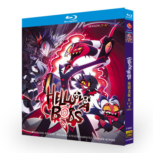 Helluva Boss「ヘルヴァ・ボス」シーズン1+2 ブルーレイBlu-ray BOX 海外正規品