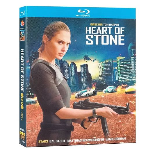 日本語吹替あり洋画「ハート・オブ・ストーン」ブルーレイ Blu-ray ガル・ガドット、ジェイミー・ドーナン Heart of Stone 海外盤 ワールドTV