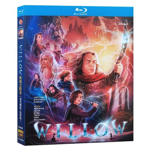 海外ドラマ「ウィロー (2022年) Willow」ブルーレイ　 Blu-ray 日本語吹替あり　ワーウィック・デイヴィス、ヴァル・キルマー、高画質 全話 海外盤 ワールドTV