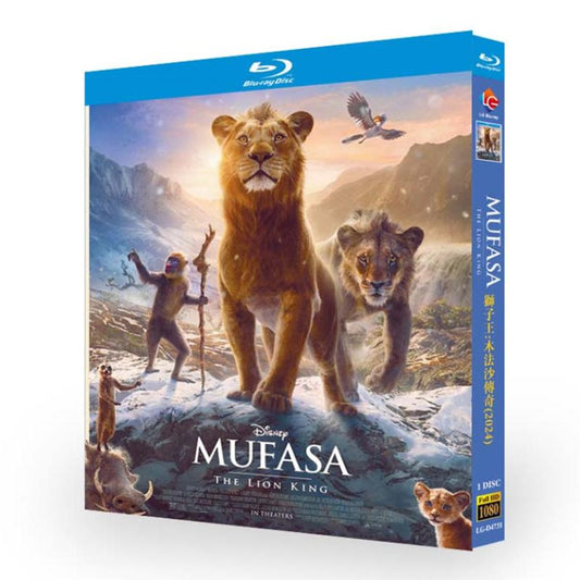 日本語吹替あり洋画「ライオン・キング：ムファサ」ブルーレイ Blu-ray BOX  高画質 正規品 ワールドTV