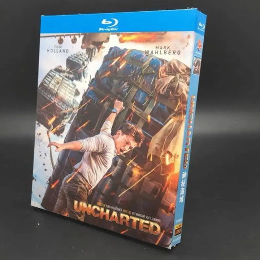 海外映画「アンチャーテッド」ブルーレイ　Blu-ray 日本語字幕 トム・ホランド マーク・ウォールバーグ 海外盤 ワールドTV
