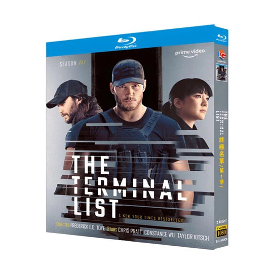 海外ドラマ「ターミナル・リスト」ブルーレイ Blu-ray　日本語吹替あり　クリス・プラット, コンスタンス・ウー 全話 海外盤 ワールドTV