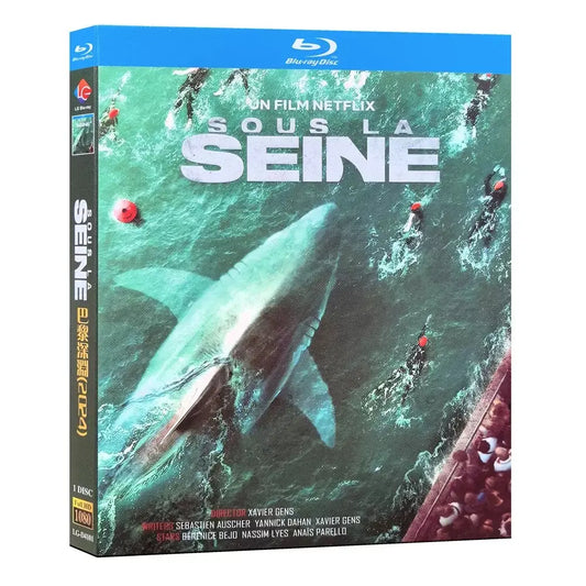日本語吹替えあり洋画「セーヌ川の水面の下に」 Blu-ray ベレニス・ベジョ、ナシーム・シ・アーメッド、高画質 全話 海外盤 ワールドTV