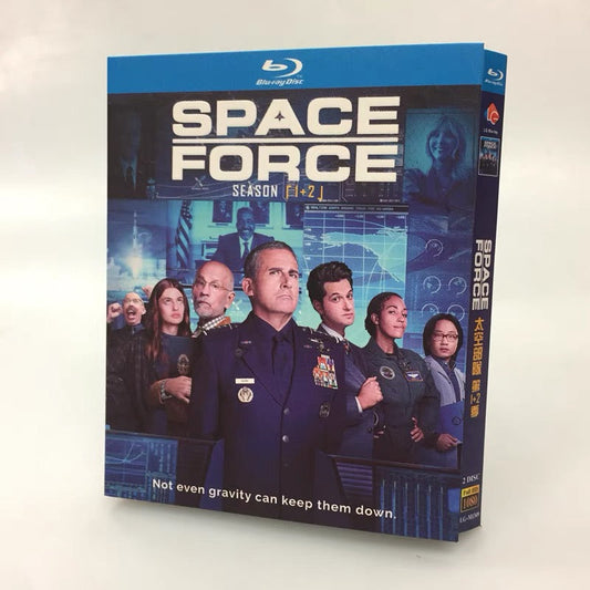 海外ドラマ「スペース・フォース」ブルーレイ Blu-ray 日本語吹替あり　スティーヴ・カレル、ジョン・マルコヴィッチ、ベン・シュワルツ 全話 海外盤 ワールドTV